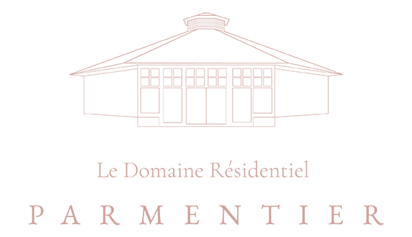 Logo brun fin Résidence-services Parmentier